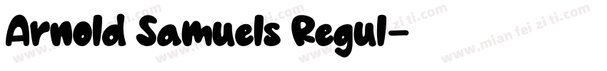 Arnold Samuels Regul字体转换